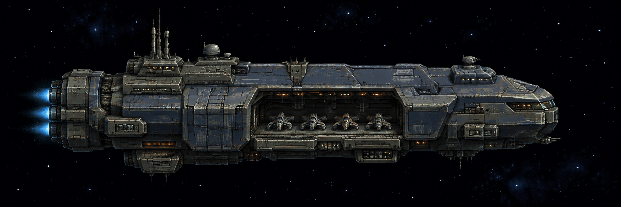 The Wayfarer mercenary carrier